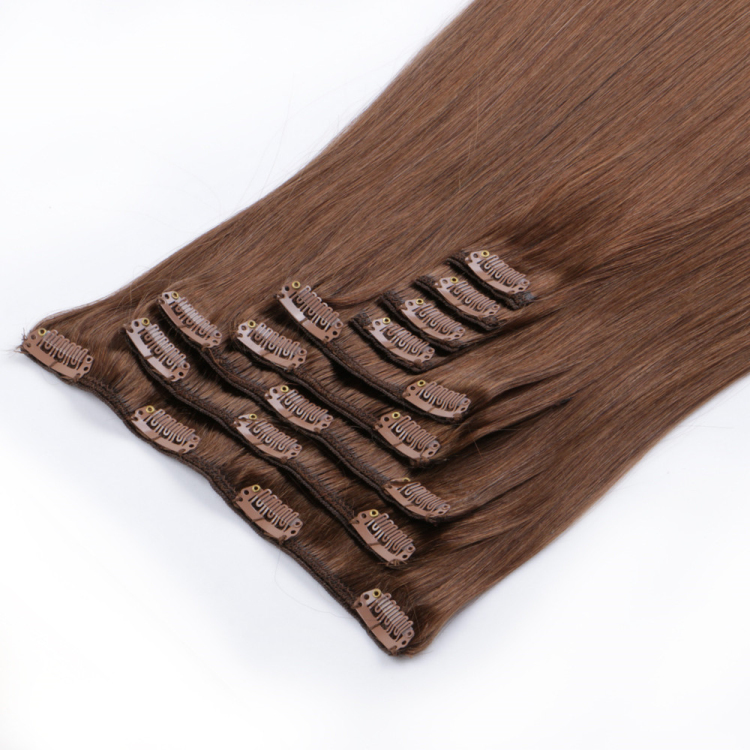 real hair extensions clip in double drawn wholesale factory price LL-003